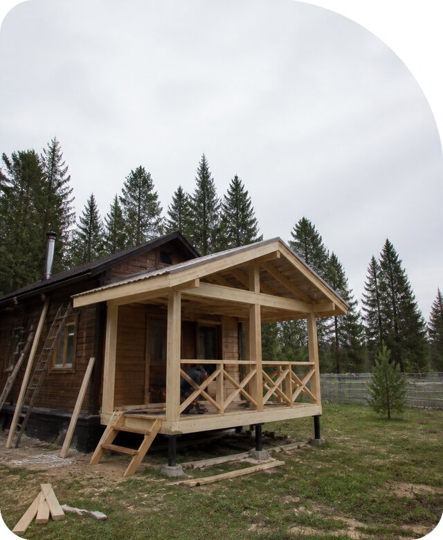 Строительство пристройки к бане в Омске по цене 124428 р. | РадиДОМА-Омс